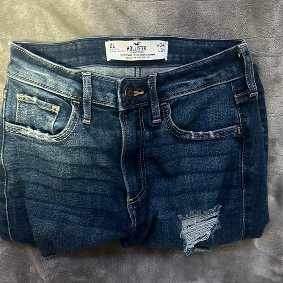 Skinny Ripped Jeans Hollister - Picture 4 of 4